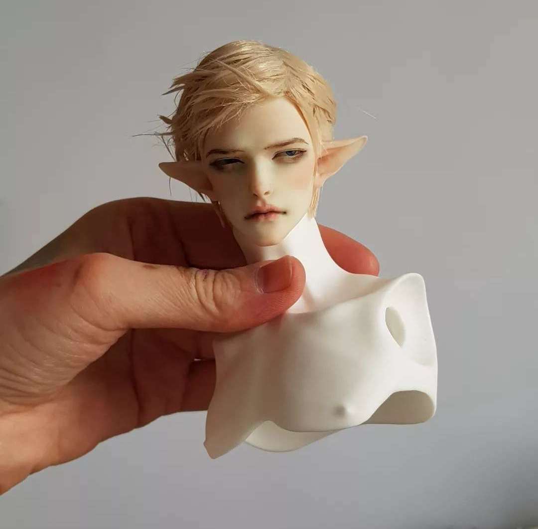 BjdRosen's tweet photo. Erasmus small  test head print. Soon 75cm size pre-order. #bjd #bjdmaking #balljointeddoll #bjdsculpting #ドール #球体関節人形 #인형 #人形 #doll https://t.co/io3BxpAQIU