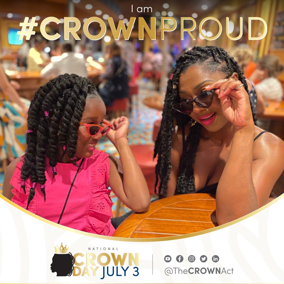 RashadaTimkee's tweet photo. I’m #CROWNPROUD not only for myself, but for the young Queen under my care. ✨👑🤎 https://t.co/9WP73CciWv