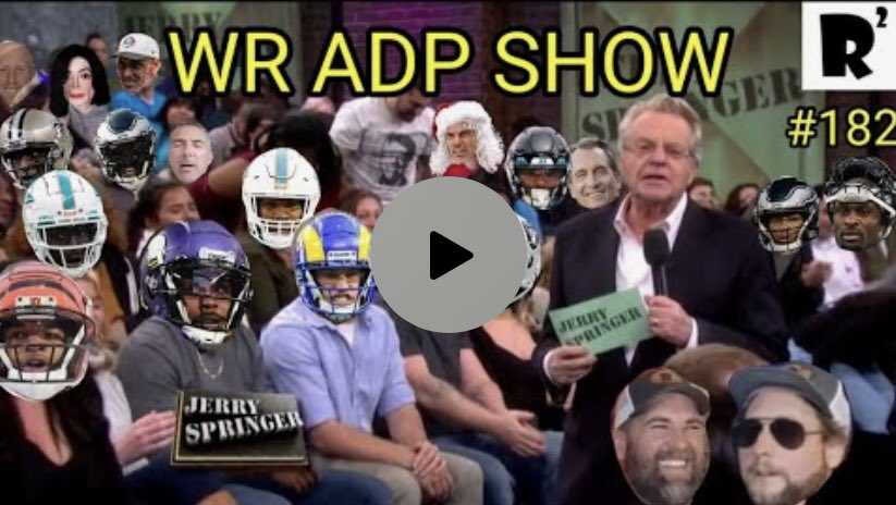 SB_Intel's tweet photo. Perfect screenshot for The Professional Fanatics’ wide receiver average draft position podcast 😂

Check it out here: https://t.co/5j5qx9bZLP

#fantasyfootball #podcast #widereceivers #ADP #ProfessionalFanatics https://t.co/4PEpqgq9rv