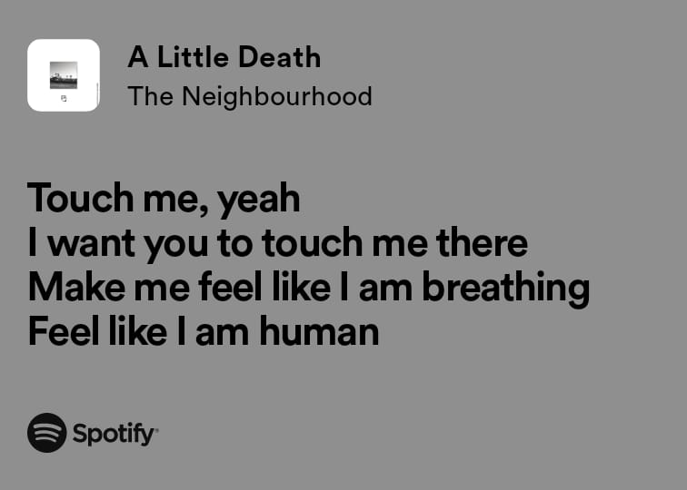 A Little Death, The Neighbourhood #lyrics #edit #lyricedit #song #son, The  Neighbourhood