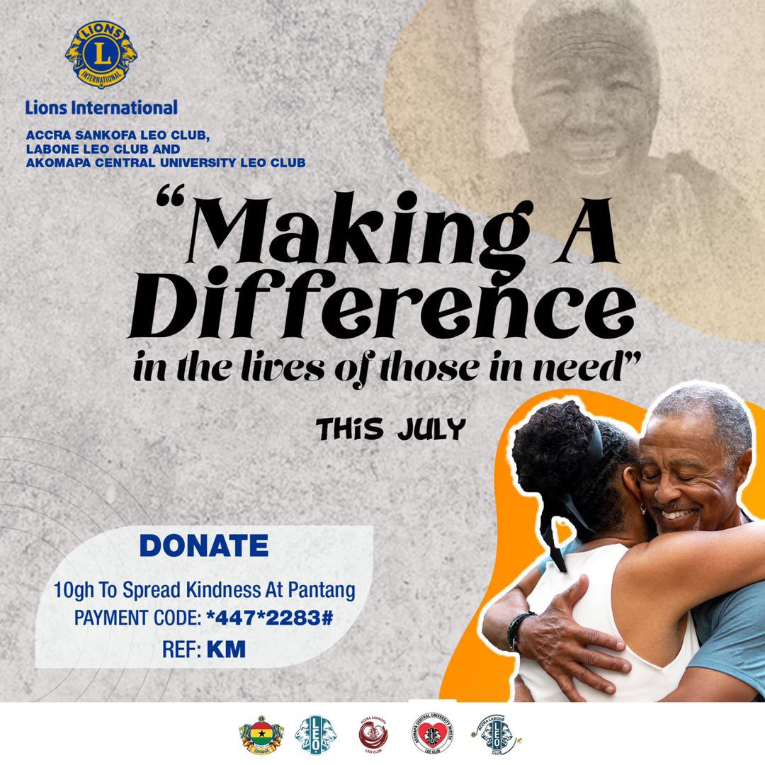 accralaboneleos's tweet photo. Spread love, compassion, and kindness throughout July. Join us in making a positive impact on our community!
#district418leos #LaboneLeos #KindnessMatters https://t.co/q0awD4rYDb