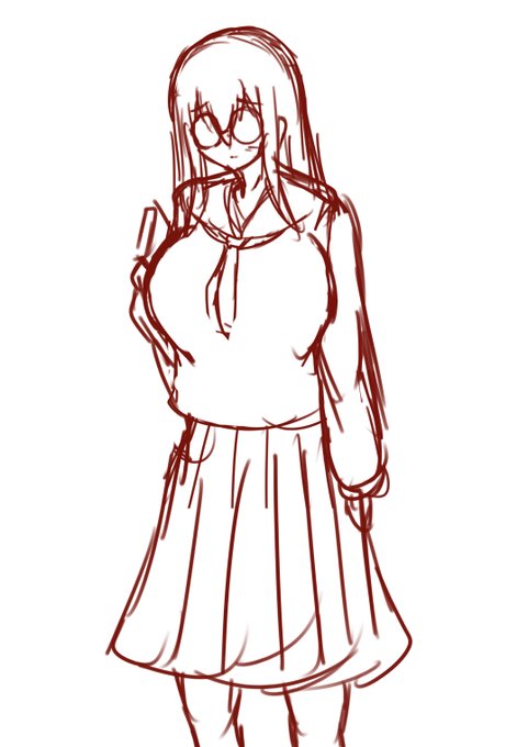 本の虫系女の子 