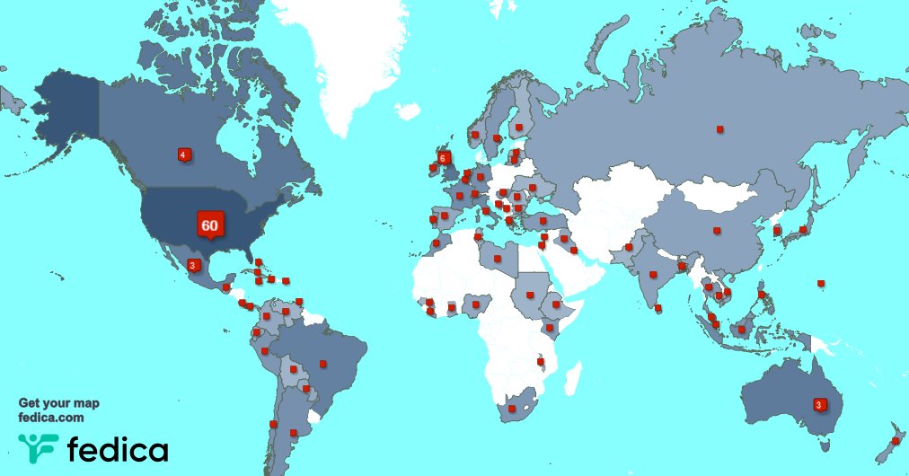 Special thank you to my 16 new followers from USA last week. fedica.com/!SUHSTARO