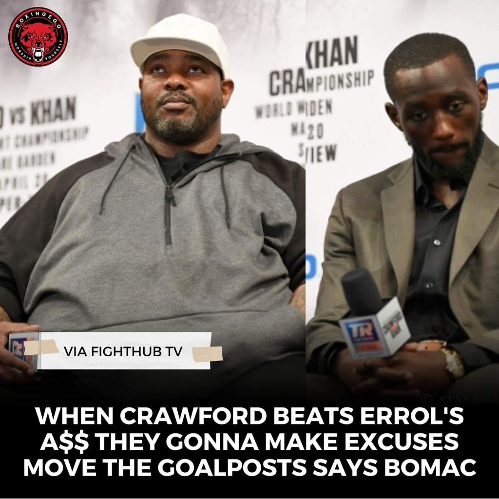 #CapOrFact - Bomac says Excuses will come out After Terence Crawford BEATS Errol Spence's Azz the critics will move the goalposts. Is Bomac Preachin' or Reachin' is it Cap or Fact. #Bomac #SpenceCrawford #Boxingego https://t.co/br6YK5ySbq https://t.co/QVjeaHyuyg