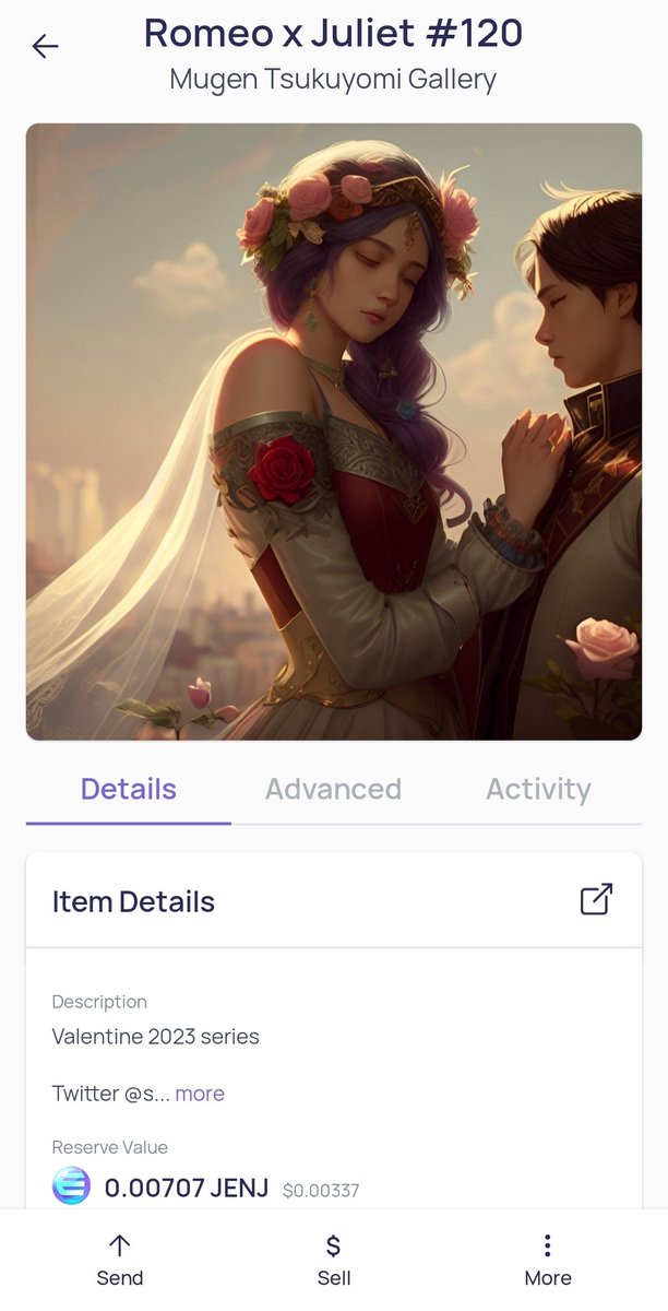 #EnjinNFT  "💙Romeo&amp;Juliet❤️" Creator <a href="/Sonate008/">𝔖𝔬𝔫𝔞𝔱𝔢🌙</a> #NFTCommunity Choose Winners in 72hrs ✌️🤩😁
⏰️❤️&amp;RT
⏰️Follow <a href="/toka2204/">steven dutenhoefner</a> <a href="/IceCreamGreezer/">That Guy</a> <a href="/axiomechnft/">Axiomech NFTs</a> <a href="/SiemosYiannis/">Siemos Yiannis</a> <a href="/WaterMargin187/">3D Anime</a>
⏰️Tagg 3 frenz 
⏰️Comment ENJIN QR Code 
#Enjin #NFTGiveaway #NFTGiveaways #NFT #NFTs