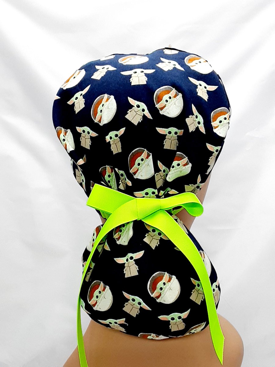 TSTITCHED's tweet photo. Excited to share the latest addition to my #etsy shop: womens scrub hats, surgical cap, scrub hats for women, scrub cap for women, star wars baby yoda scrub cap, ponytail ribbon https://t.co/7TPVg4qiWx #womensscrubhats #womensscrubhat #womenssurgicalhats #womensscrubca https://t.co/miHvrmXVca