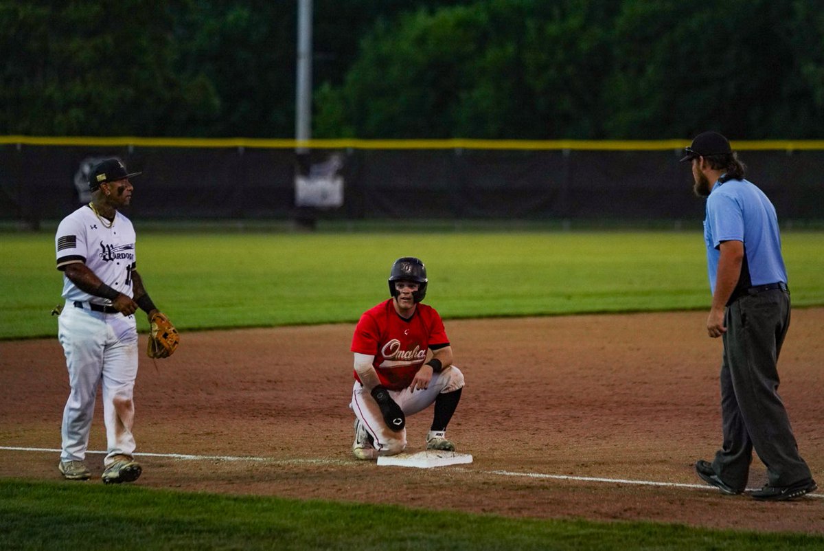 The CBL players representing their family members that served in our military win tonight’s game against the Military WarDogs 12-3. 

On behalf of the Corn Belt League, we wish everyone a Happy and Safe Independence Day!  🇺🇸