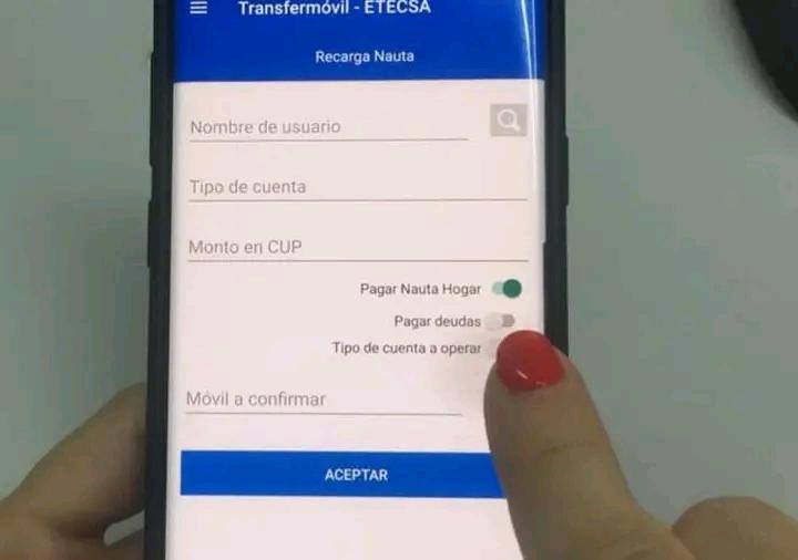 LuzbetCruz's tweet photo. ¿Sabes cómo pagar tu servicio #NautaHogar desde #Transfermóvil ?
👉 Elige Recargar Nauta en menú Operaciones
👉 Rellena los campos correspondientes a tu servicio
👉🚨 Activa la opción "Pagar Nauta Hogar"
¡Y listo! ☺️ 
#EtecsaMtzEnVictoria https://t.co/BmPPIOYgum