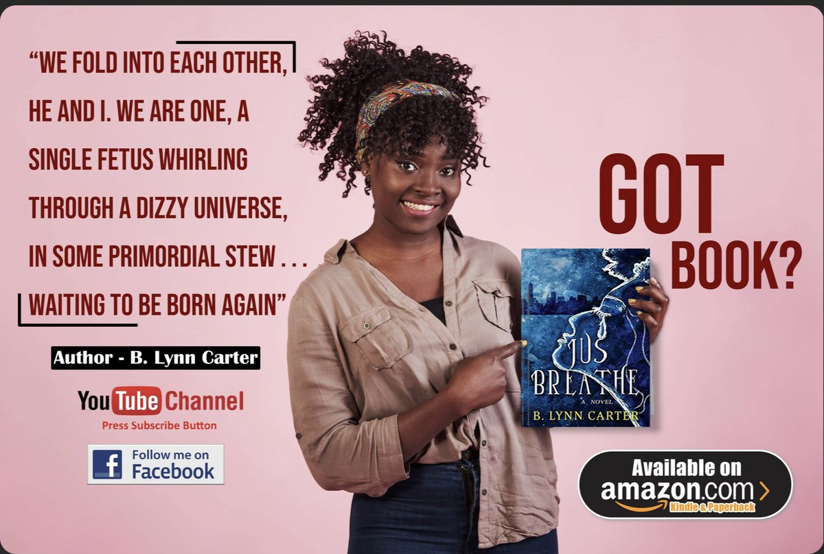 Lynzee2u's tweet photo. @AuthorJMG1 “Jus Breathe”my debut novel is out and about!! https://t.co/ywm2aivUyz