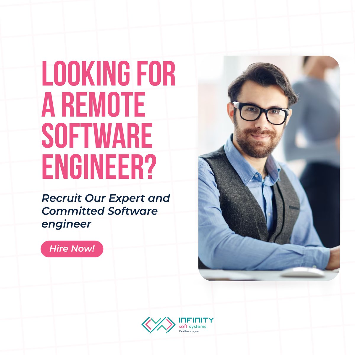 InfinitySoftSy1's tweet image. Join Our Team of Skilled Engineers and Experience Seamless Solutions. Recruit Us Today for Unparalleled Technical Expertise and Collaborative Success!

#InfinitySoftSystems #SkilledEngineers #TechnicalExpertise #CollaborativeSuccess #RecruitUsToday #SeamlessSolutions