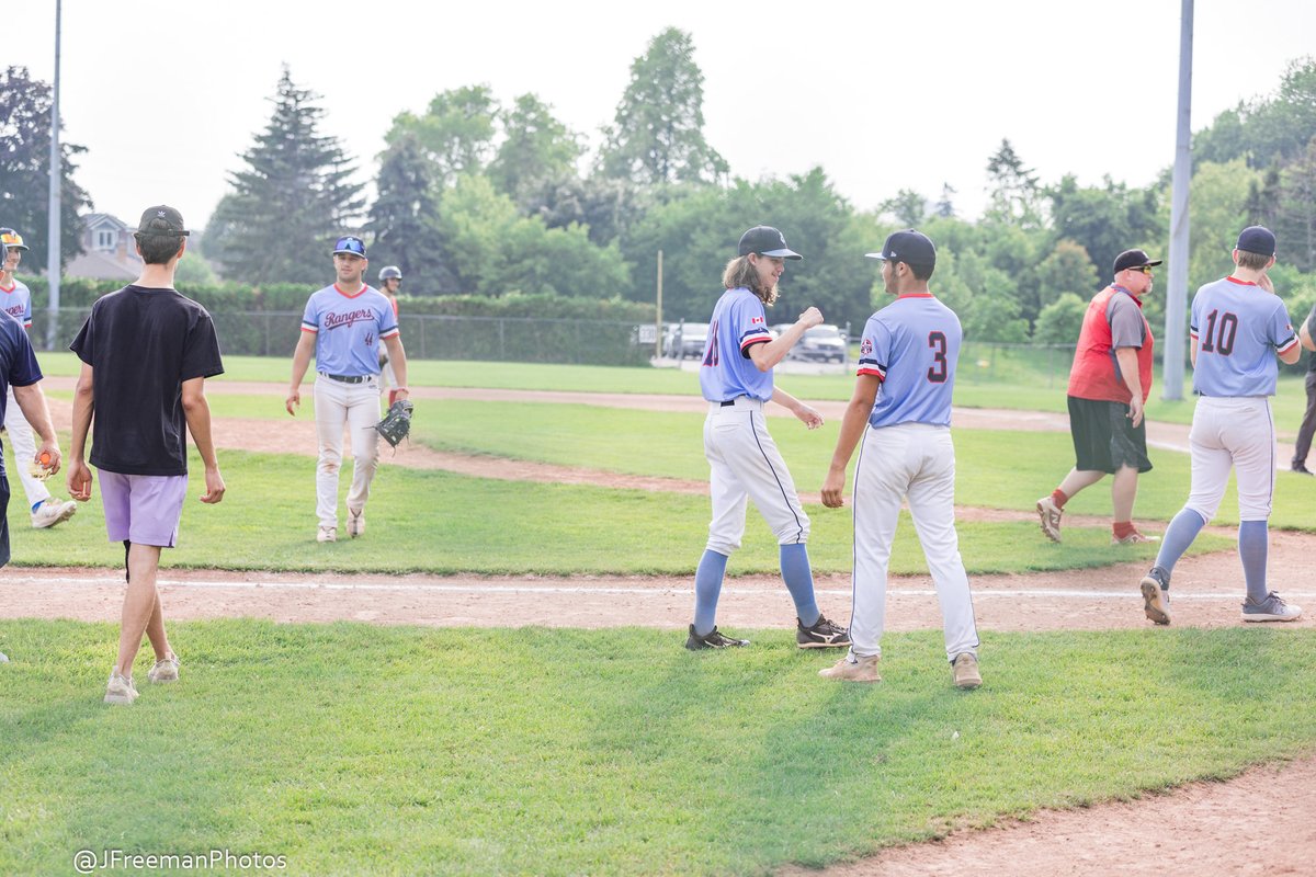 WesFreeman6_'s tweet photo. #EtobicokeRangers celebrated 🇨🇦 Day Jul 1st with a doubleheader sweep against Niagara Falls. Pitched the final inning to close the first game, then started the second game. Only 1 run allowed. https://t.co/475bbtGDoP