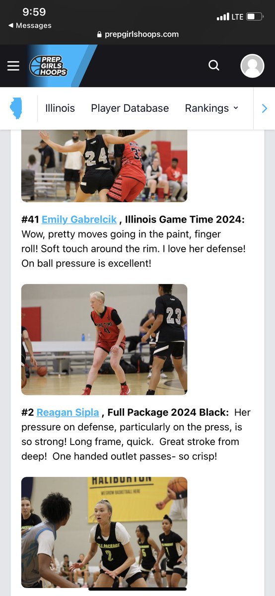 Thank you for the recognition! <a href="/angie_saiter/">Angie Saiter</a> <a href="/PGHIllinois/">Prep Girls Hoops Illinois</a>