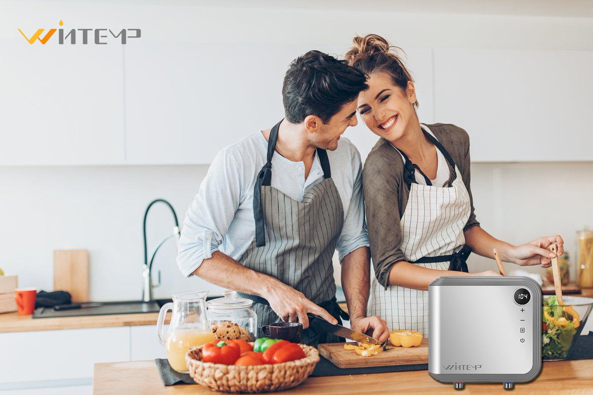 WintempChina's tweet photo. Nothing warms a couple's heart like sharing a cozy moment in the kitchen, cooking up a storm together. 🔥💕

🥰Click the link https://t.co/h54YaXk3xB to receive 20% discount and let the tankless hot water heater help your love heat up.
#coupleloves #kitchendesign #cooking #foryou https://t.co/xGJVTzrtWz
