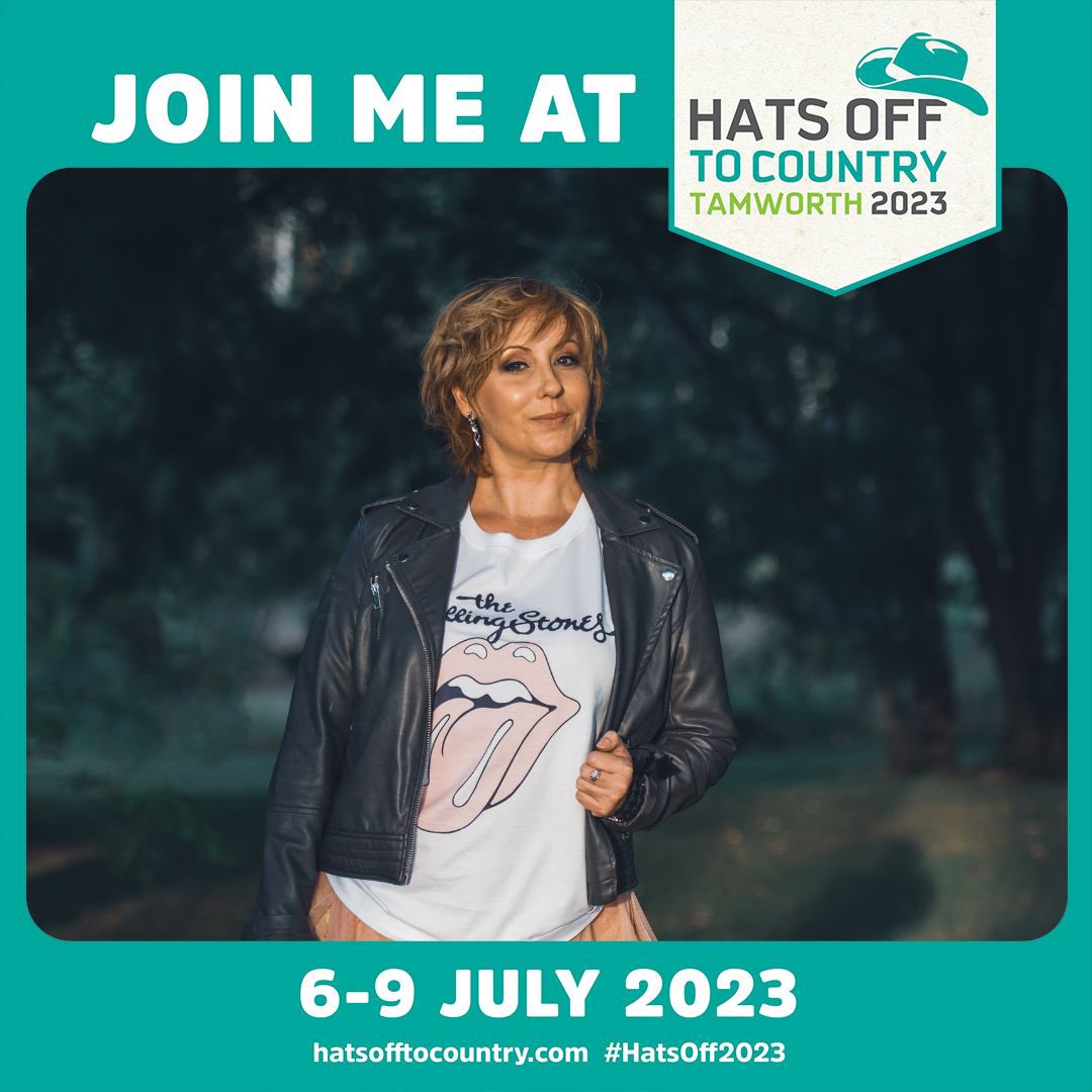 The chilly Hats Off To Country festival is upon us! This Friday night you’ll find me at the Tudor Hotel in Tamworth! #HatsOff2023