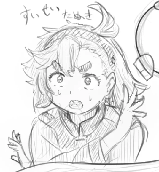 今日の空きスペースらくがき
水星の魔女 スレッタ 