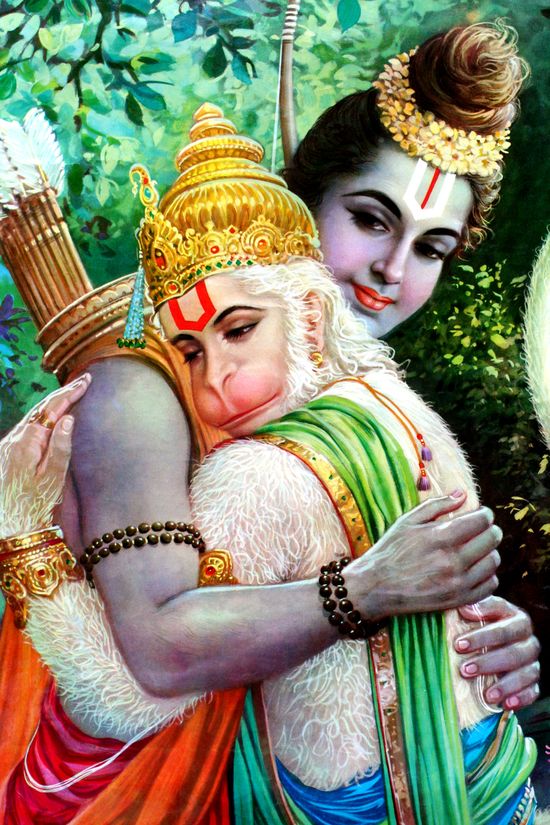 बार बार प्रभु चहइ उठावा। प्रेम मगन तेहि उठब न भावा॥ प्रभु कर पंकज कपि कें सीसा। सुमिरि सो दसा मगन गौरीसा॥  सावधान मन करि पुनि संकर। लागे कहन कथा अति सुंदर॥ कपि उठाई प्रभु हृदयँ लगावा। कर गहि परम निकट बैठावा॥
🙏