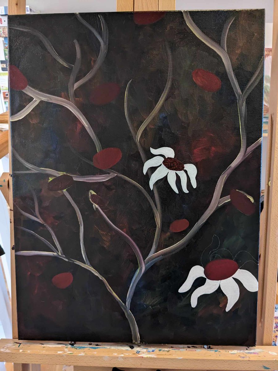 After more than 15 years, I am back to oil painting. I am really excited to see how this comes out!