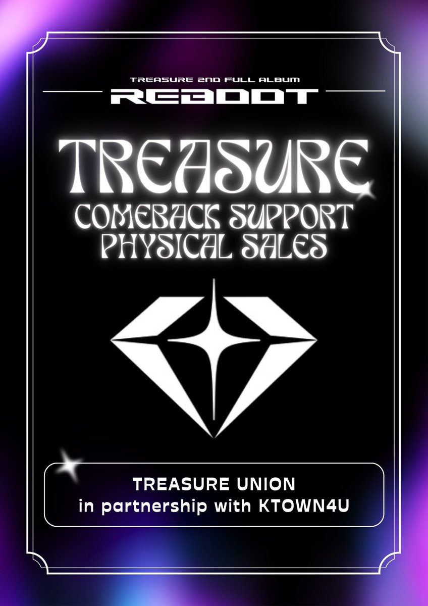 TREASUREunion's tweet photo. TREASURE: 2nd Full Album 'REBOOT'
In partnership with Ktown4u

Purchase your albums with 40% discount! Check out from our link below where you can also apply for fansign event. 🤩

💗FC link👉https://t.co/5FW3IROQyw

#TREASURE_2nd_Full_Album_REBOOT #트레저 #TREASURE @treasuremembers
