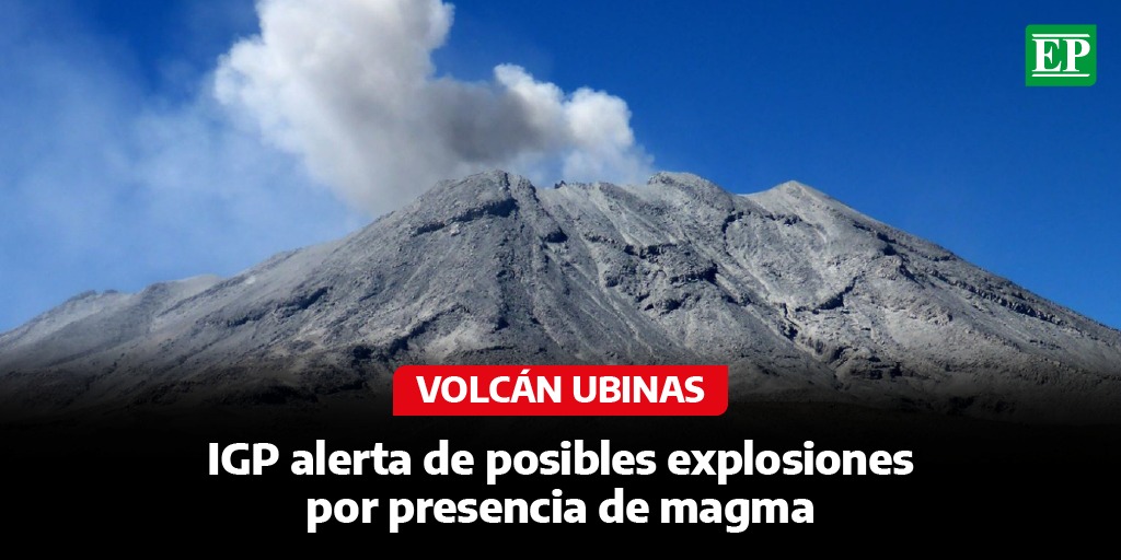 Diario_EP's tweet image. #Arequipa | El Instituto Geofísico del Perú (#IGP) alertó la posibilidad que en los próximos días se produzcan #explosiones en el #volcánUbinas, que en la actualidad registra un aumento de su actividad volcánica y reporta una constante emisión de cenizas y gases.

Así lo afirmó