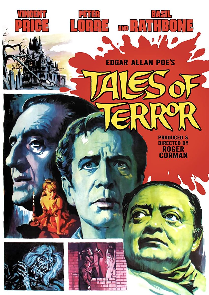 Released July 4, 1962(NYC, NY).
#TalesofTerror
#VincentPrice #PeterLorre 
#horror #comedy