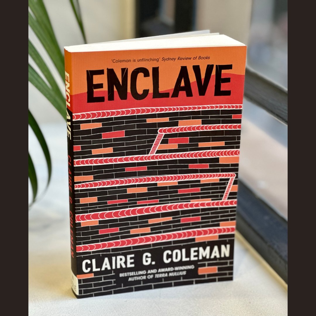 SydneyMSA's tweet photo. Enclave written by Noongar author @clairegcoleman is a must read😍. Don't just take our word for it, Enclave is on the longlist for The Miles Franklin Literacy Award 2023.
#NAIDOCWeek #NAIDOC #ficiton #dystopia #BookRecommendation #clairegcoleman #Enclave https://t.co/7rfHllohuh