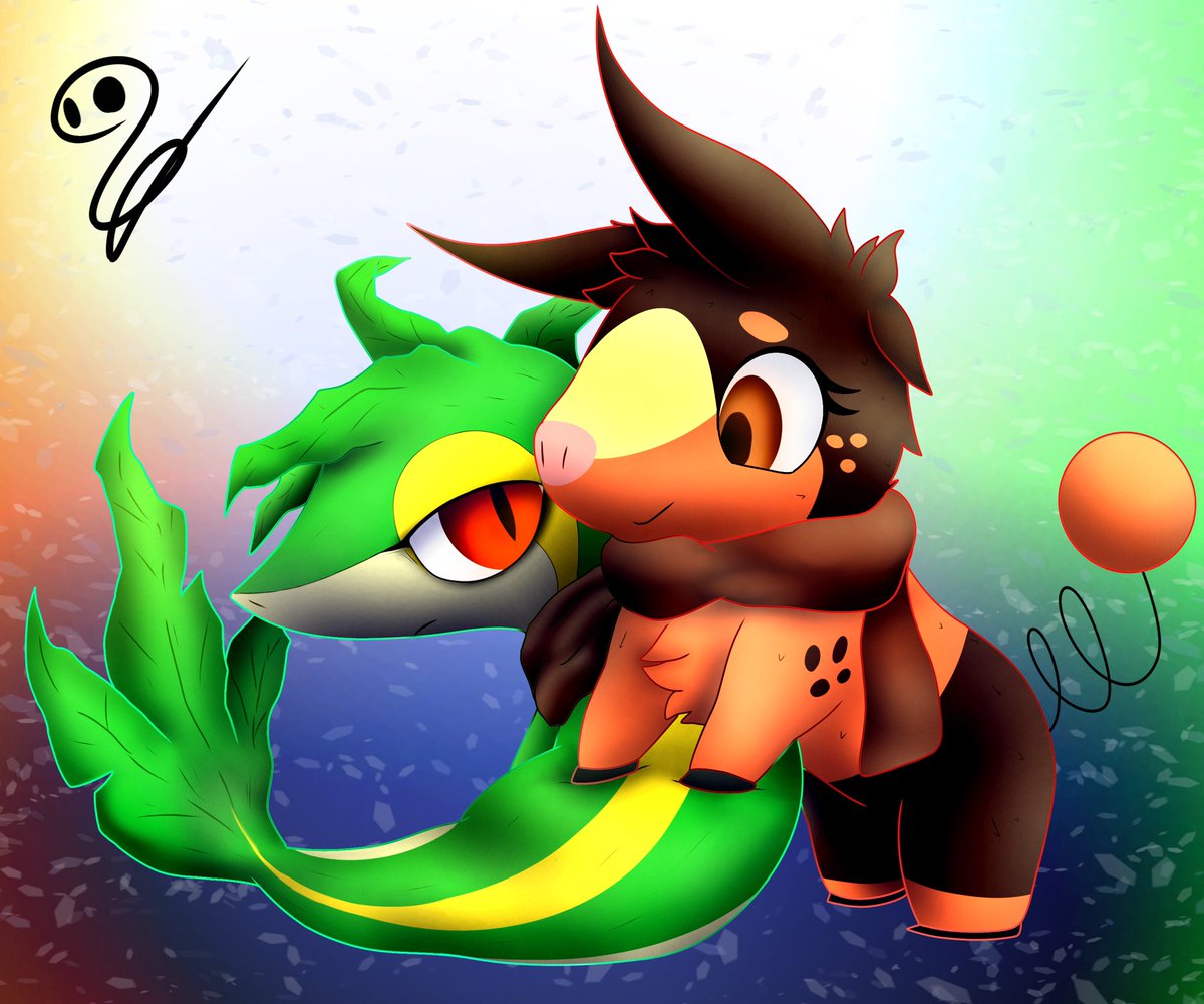 Fan-art for <a href="/teeterglance/">Teeter (Drawing PMD-The Rogue Team!)</a> 
 The Habanero characters