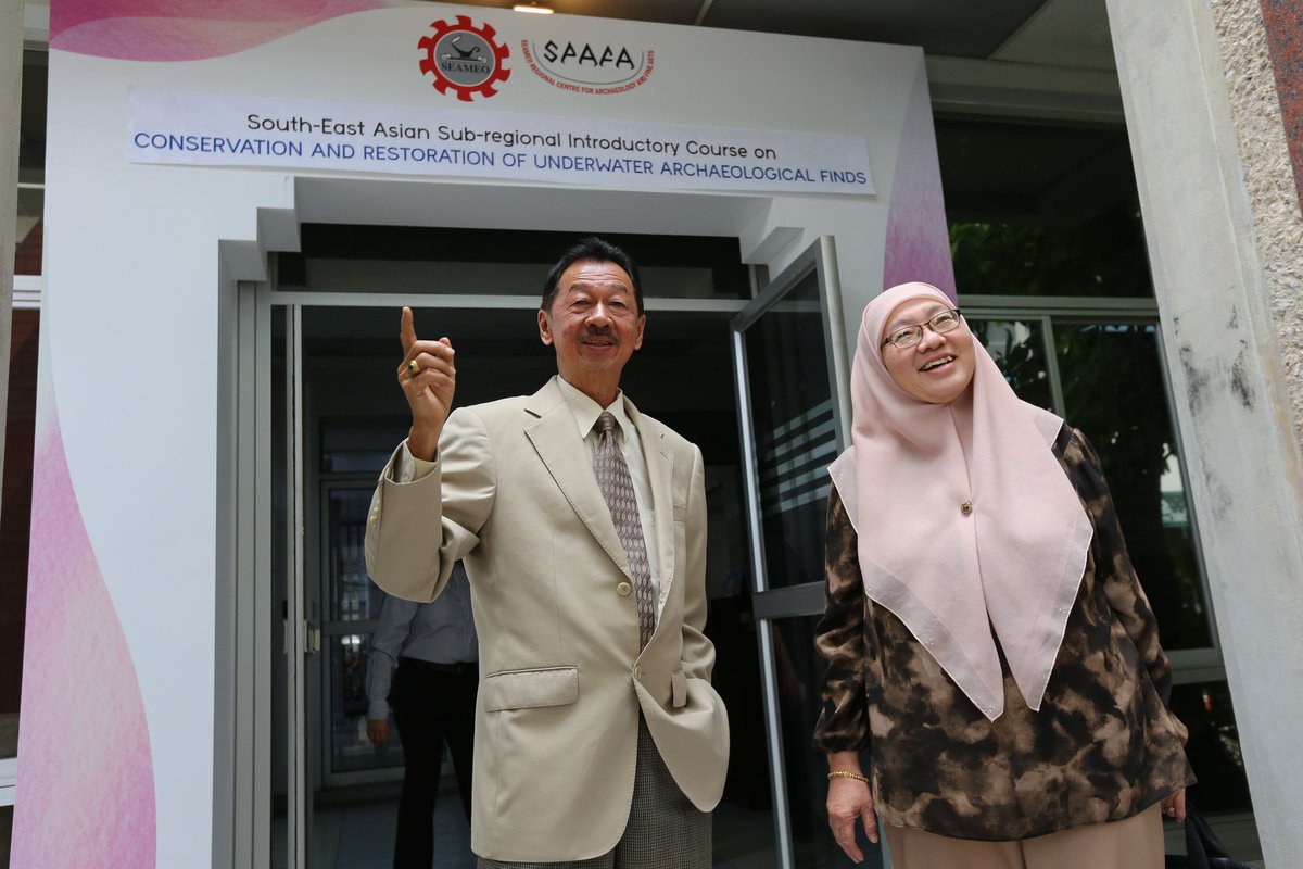 seameospafa's tweet photo. We were honoured to receive Datuk Dr Habibah Abdul Rahim, Director of @seameo_s and team on 30 Jun 2023 (last Fri). She was warmly welcomed by Mr Khemchat Thepchai, SEAMEO SPAFA Centre Director, and SPAFA staff.
#seameospafa #seameo #spafa #southeastasia https://t.co/QHdmMQHJCD