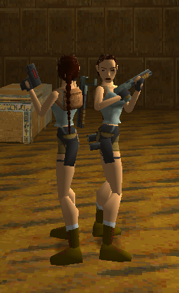 LyokoUnite's tweet photo. Me and @Buttondrowned killing egyptian atlantians in style queue TRL Intro #TombRaider #OpenLara https://t.co/0ID3SjmMuP
