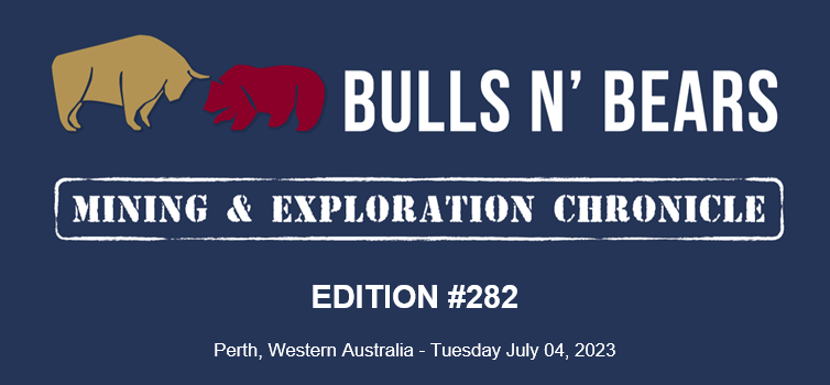 BullsNBearsWA's tweet photo. Bulls N' Bears Chronicle 282 has been unearthed!

Read it here: https://t.co/5V9calwI9N

Subscribe to get it emailed directly to your inbox. https://t.co/Uxz0lqeEQU

#MiningNews #ASX #BullsNBearsWA #TheWestAustralian