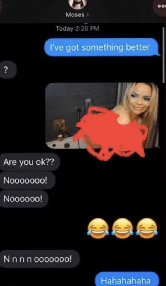 PurpleHighligh's tweet photo. Why are you all so easily fooled by #TrishaPaytas?She didn’t say a word about Moses being disgusted with her porn that was shared with him, and him body shaming her when he compared her to Miss Piggy.  Keep on praising this evil woman. You all will soon see her true colors. https://t.co/kiXZGMhiGH