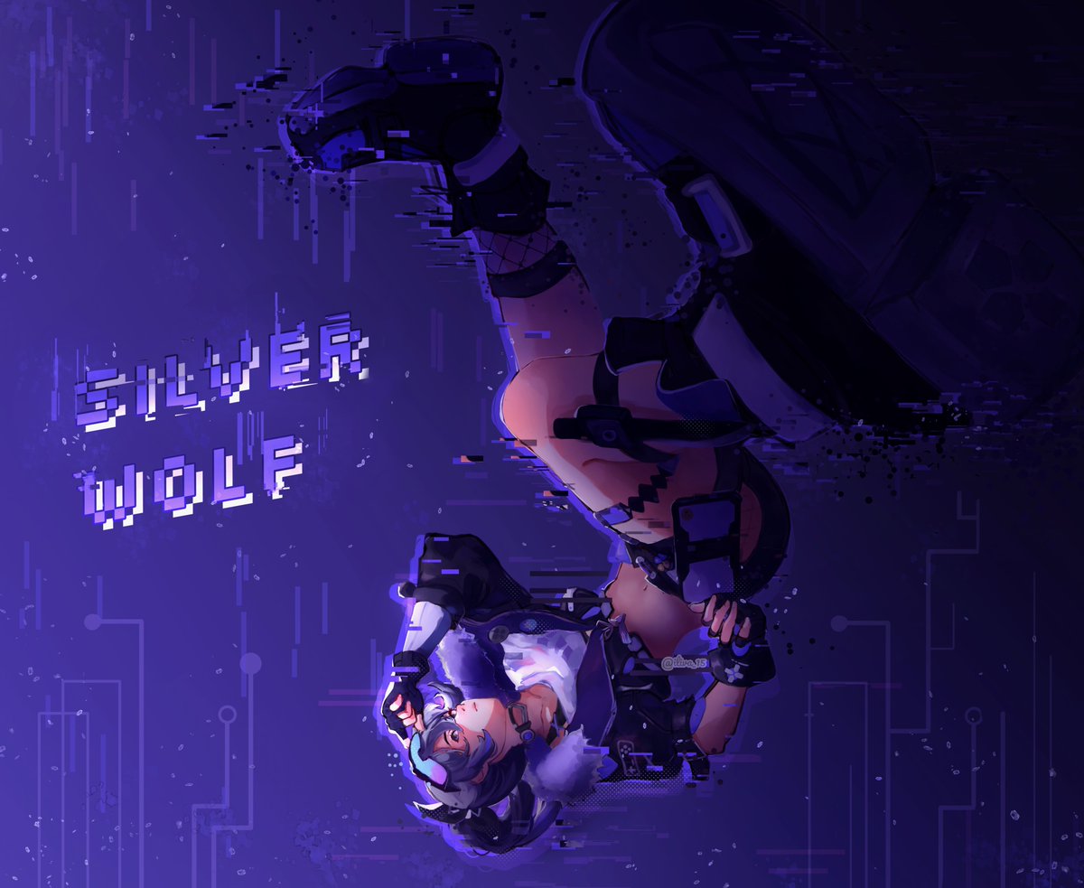 I did a fanart of Silver Wolf! :D✨
Really liked her design 🫶✨

#SilverWolf #HonkaiStarRail #digitalart #fanart