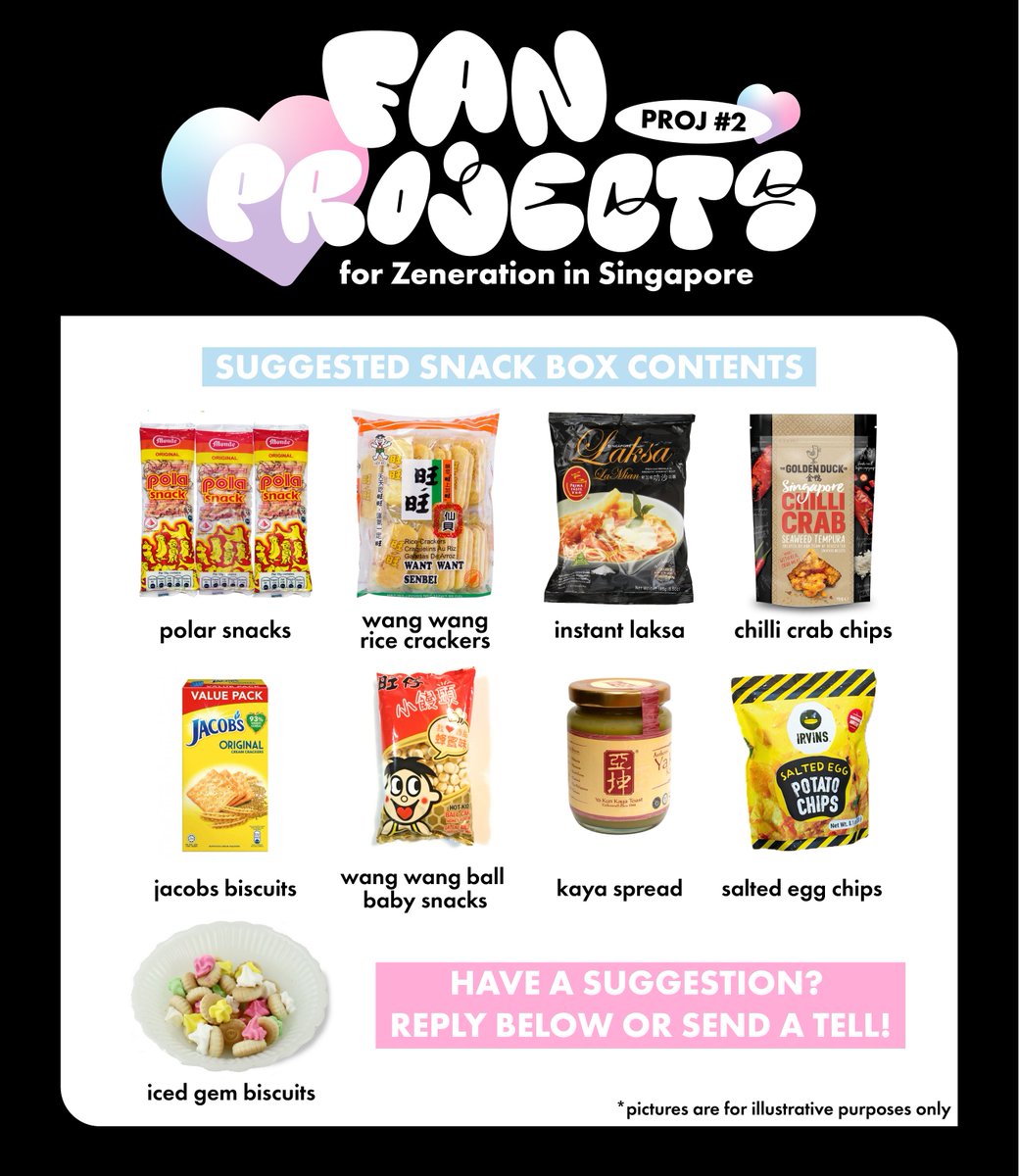 TBZ ZENERATION IN SG (@zenerationinsg) on Twitter photo Hi THEBS!👋
What do you want to put into The Boyz’s personal goody bags for #ZENERATIONinSG?
Part of the donations will be used for this & we can buy more if we exceed the goal! 💪
Suggestions: tellonym.me/zenerationinsg or reply below!
Donation link: forms.gle/864YmqELwnm1Tf… Hi THEBS!👋
What do you want to put into The Boyz’s personal goody bags for #ZENERATIONinSG?
Part of the donations will be used for this & we can buy more if we exceed the goal! 💪
Suggestions: tellonym.me/zenerationinsg or reply below!
Donation link: forms.gle/864YmqELwnm1Tf…
