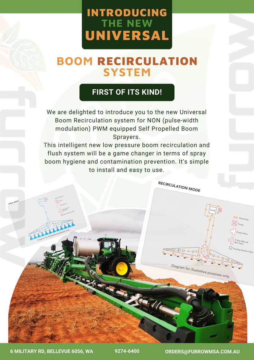Give us a call on 9274 6400, to speak to the team about our new Boom Recirculation Systems!!