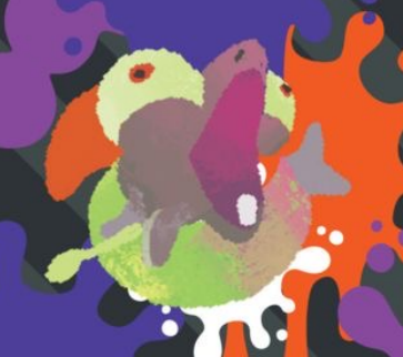 RandomDeadlock's tweet photo. UNATHORIZED FUCKING THING!! Blow it up now!! Small Fry [Splatoon two artbook] https://t.co/x7YqTXfkKJ