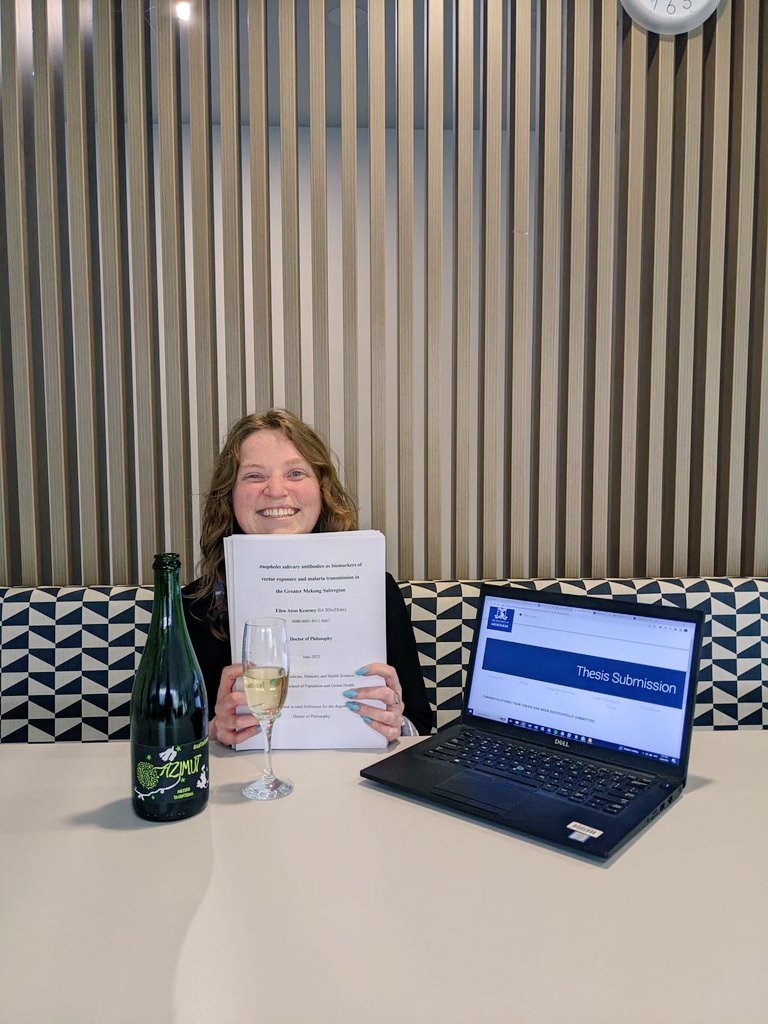 Dr Ellen Kearney (@ea_kearney) on Twitter photo I've been too busy enjoying my holidays and celebrating to mention that I submitted my thesis last month #PhDone 🥳🥳🥳 Special thanks to my wonderful supervisors <a href="/FreyaFowkes/">Freya Fowkes</a> <a href="/JulieASimpson50/">Julie Simpson</a> <a href="/Paulaagius2/">Paul Agius</a> <a href="/BurnetMalaria/">BurnetMalaria</a> <a href="/unimelbMSPGH/">Melbourne School of Population and Global Health</a> <a href="/acreme2030/">ACREME</a> I've been too busy enjoying my holidays and celebrating to mention that I submitted my thesis last month #PhDone 🥳🥳🥳 Special thanks to my wonderful supervisors <a href="/FreyaFowkes/">Freya Fowkes</a> <a href="/JulieASimpson50/">Julie Simpson</a> <a href="/Paulaagius2/">Paul Agius</a> <a href="/BurnetMalaria/">BurnetMalaria</a> <a href="/unimelbMSPGH/">Melbourne School of Population and Global Health</a> <a href="/acreme2030/">ACREME</a>