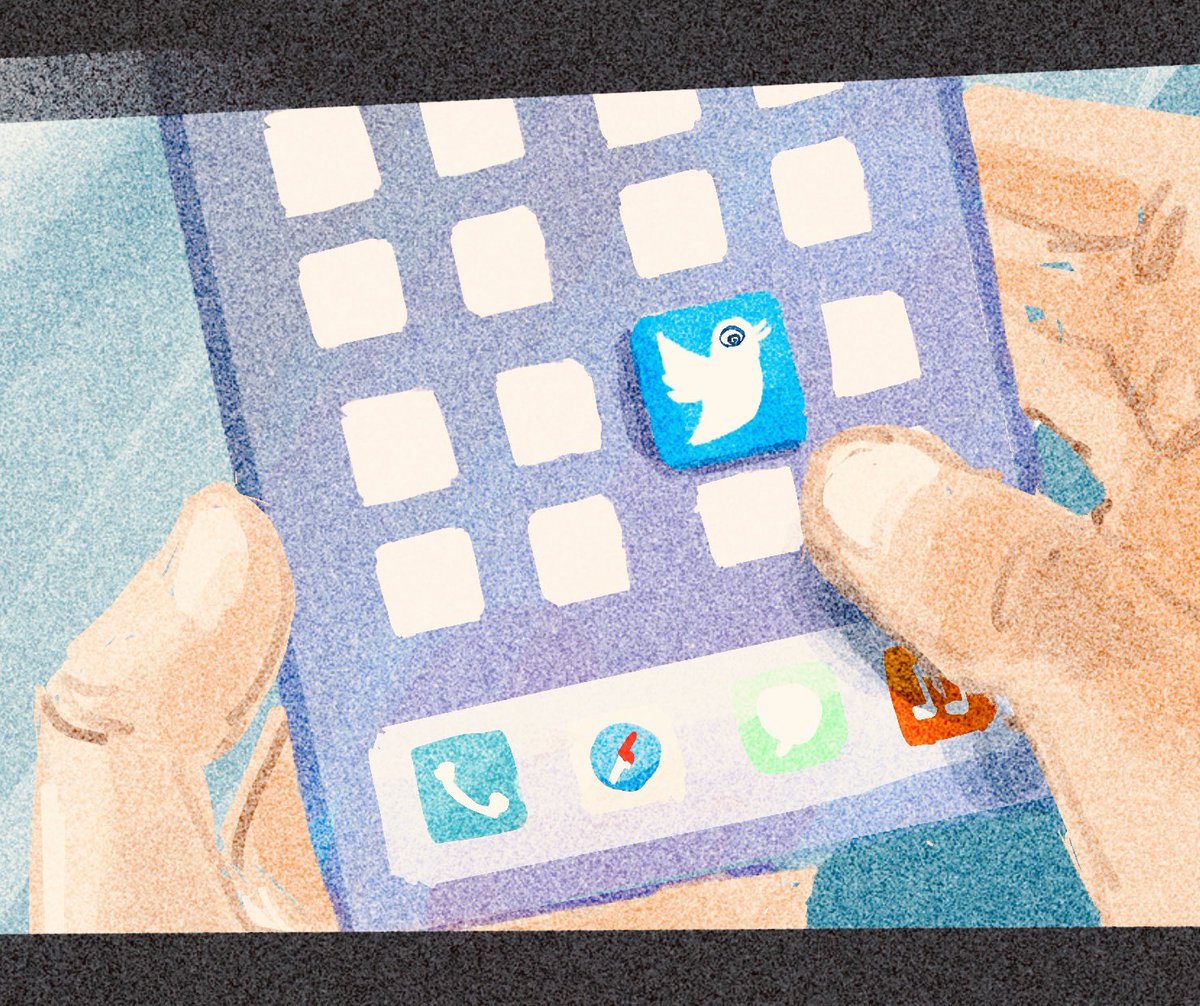 最近はTwitterをみようとするときにTwitterにみられている感じ🐦

#1日1絵 https://t.co/WsyLt0jR40