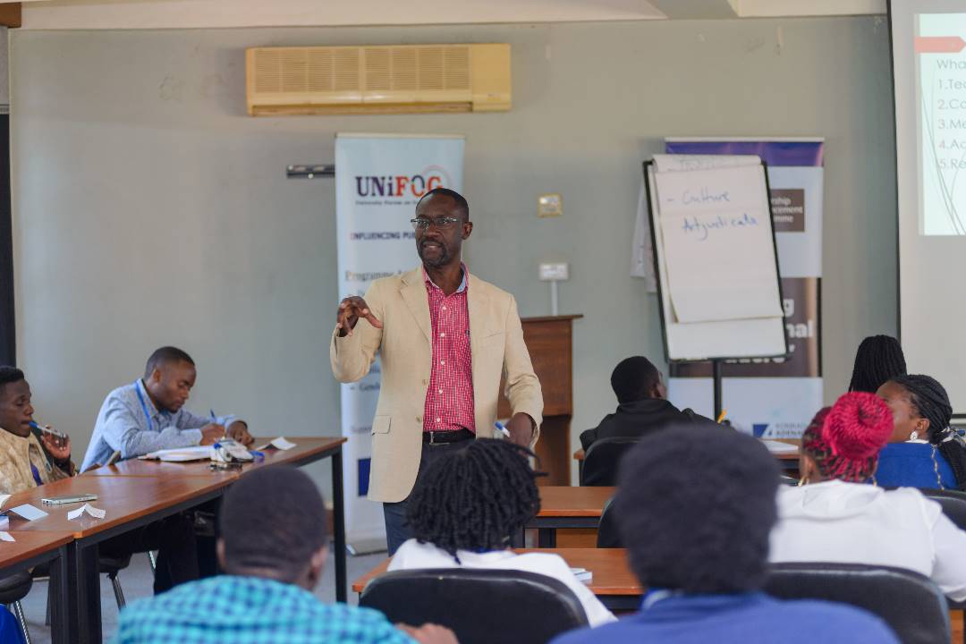 unifogUg's tweet image. We hosted our  #LAP2023 Cohort at Makerere University for a session on some of the key aspects of leadership. Central  were the areas of values and emotional intelligence. @KasUganda @KirandaAyub @BruceKabaasa @unifogUg