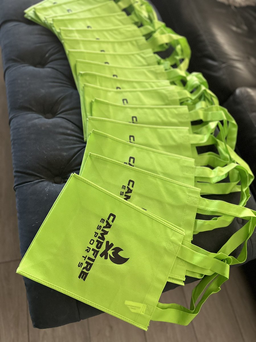 Starting to fill up the swag bags for the first 15 All Day Pass purchasers. It’s going to be exciting! #surpriseaz #arizonagaming #phoenix #avondaleaz #peoriaaz #goodyearaz #buckeyeaz #gaming #esports #campfireesports