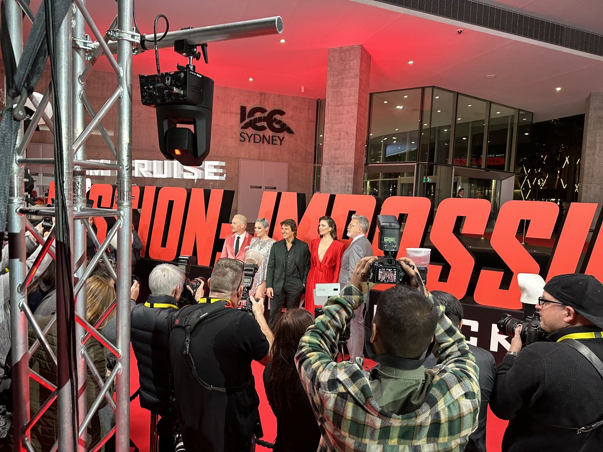 Another mind blowing Mission Impossible movie 💥🤯 from these talented peeps  <a href="/TomCruise/">Tom Cruise</a> Christopher McQuarrie <a href="/simonpegg/">simonpegg</a> <a href="/PomKlementieff/">Pom Klementieff</a>  Hayley Wells, Sydney premier #missionimpossible #sydney <a href="/KateCeberano/">Kate Ceberano AM</a>
