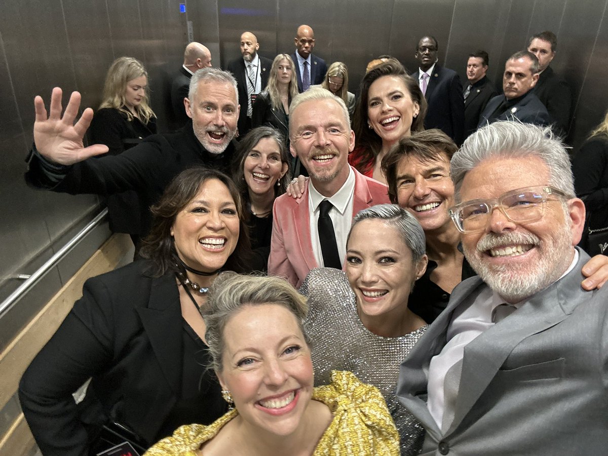 leerogers1234's tweet photo. Another mind blowing Mission Impossible movie 💥🤯 from these talented peeps  @TomCruise Christopher McQuarrie @simonpegg @PomKlementieff  Hayley Wells, Sydney premier #missionimpossible #sydney @KateCeberano https://t.co/krpSlhlpVB