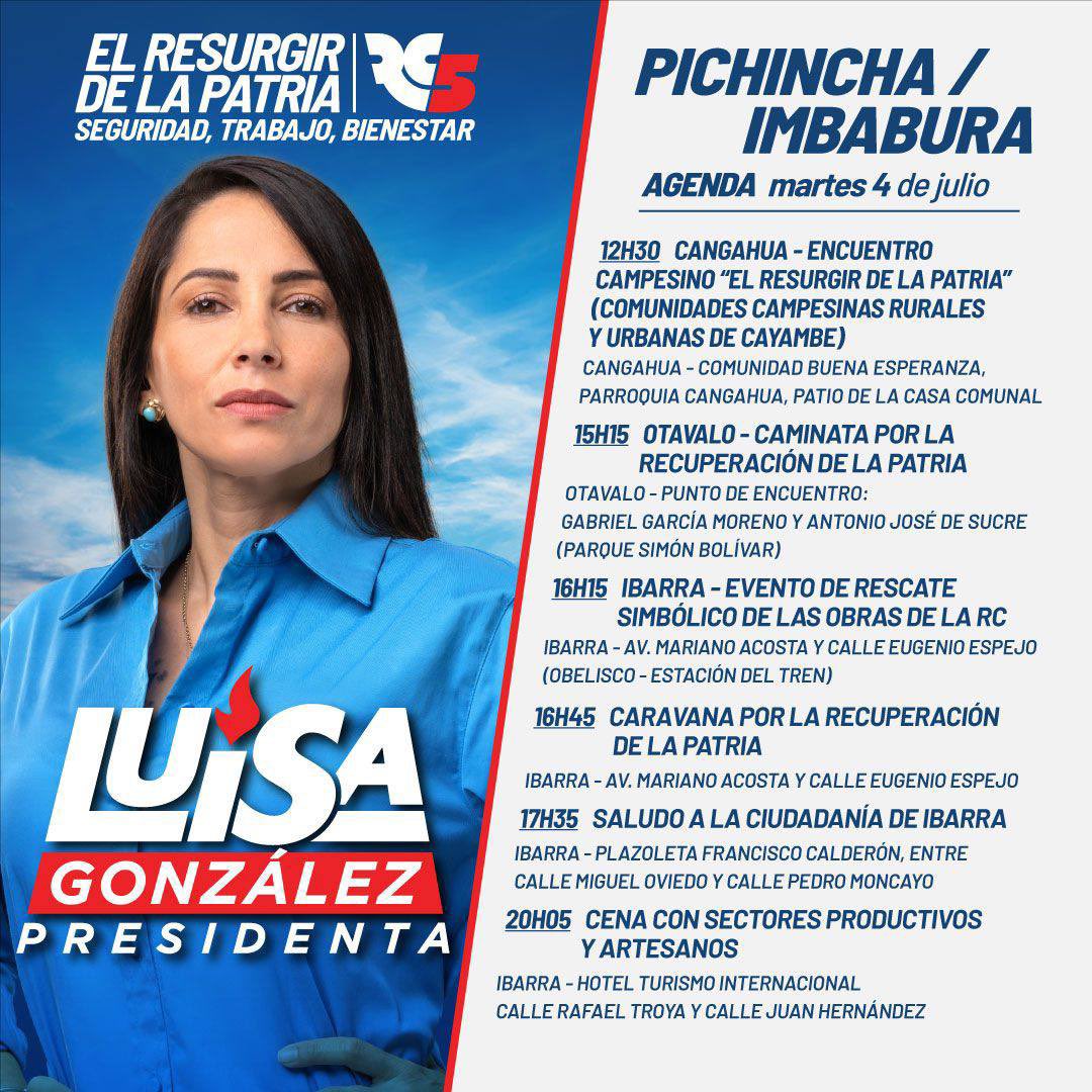 AGENDA DE MARTES 🙋🏻‍♀️🇪🇨