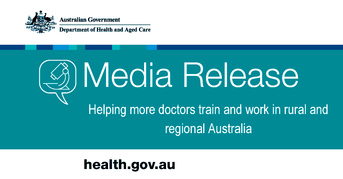 [NEWS] Helping more doctors train &amp; work in rural &amp; regional Australia.
Universities can now apply for additional Commonwealth supported places (CSPs) for rural-trained medical students, as well as capital funding for new regional training facilities.
health.gov.au/ministers/the-…
