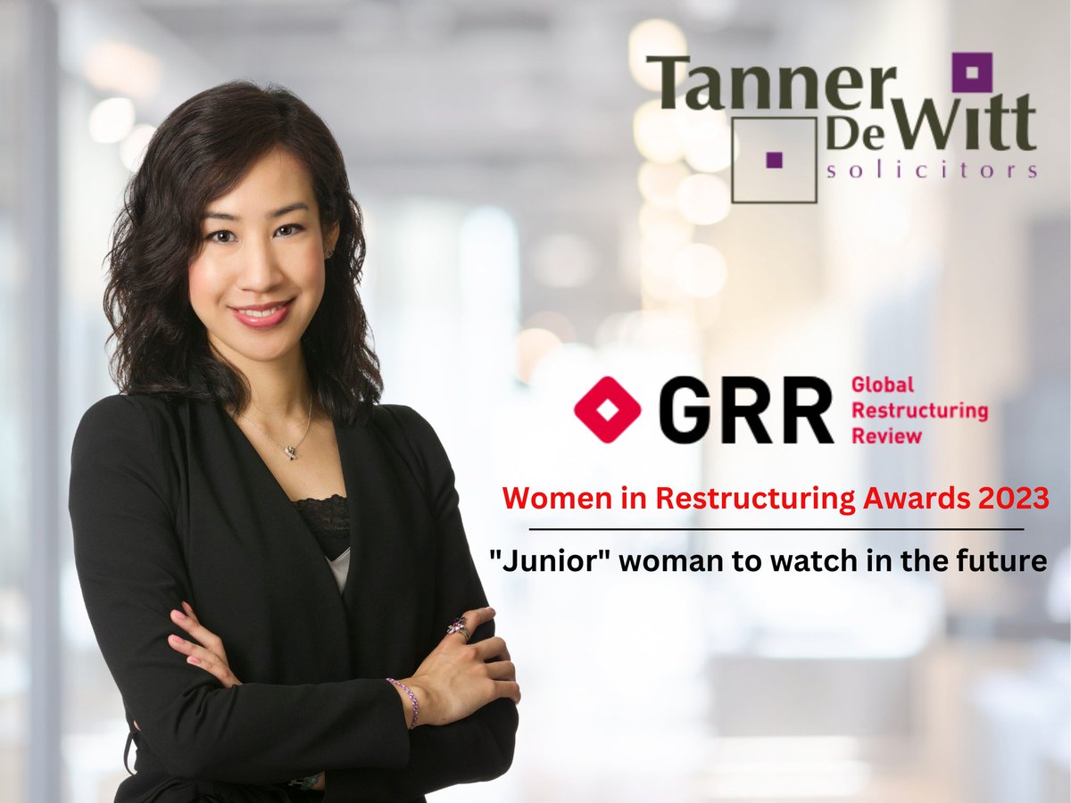 Tanner De Witt is delighted to announce that Global Restructuring Review recognised one of our Partners, Veronica Chan, as a “junior” woman under the age of 40 who is a name to watch in the future.

Learn more: lnkd.in/gacrKckT

 #womeninlaw #restructuringlawyer #hklawyers