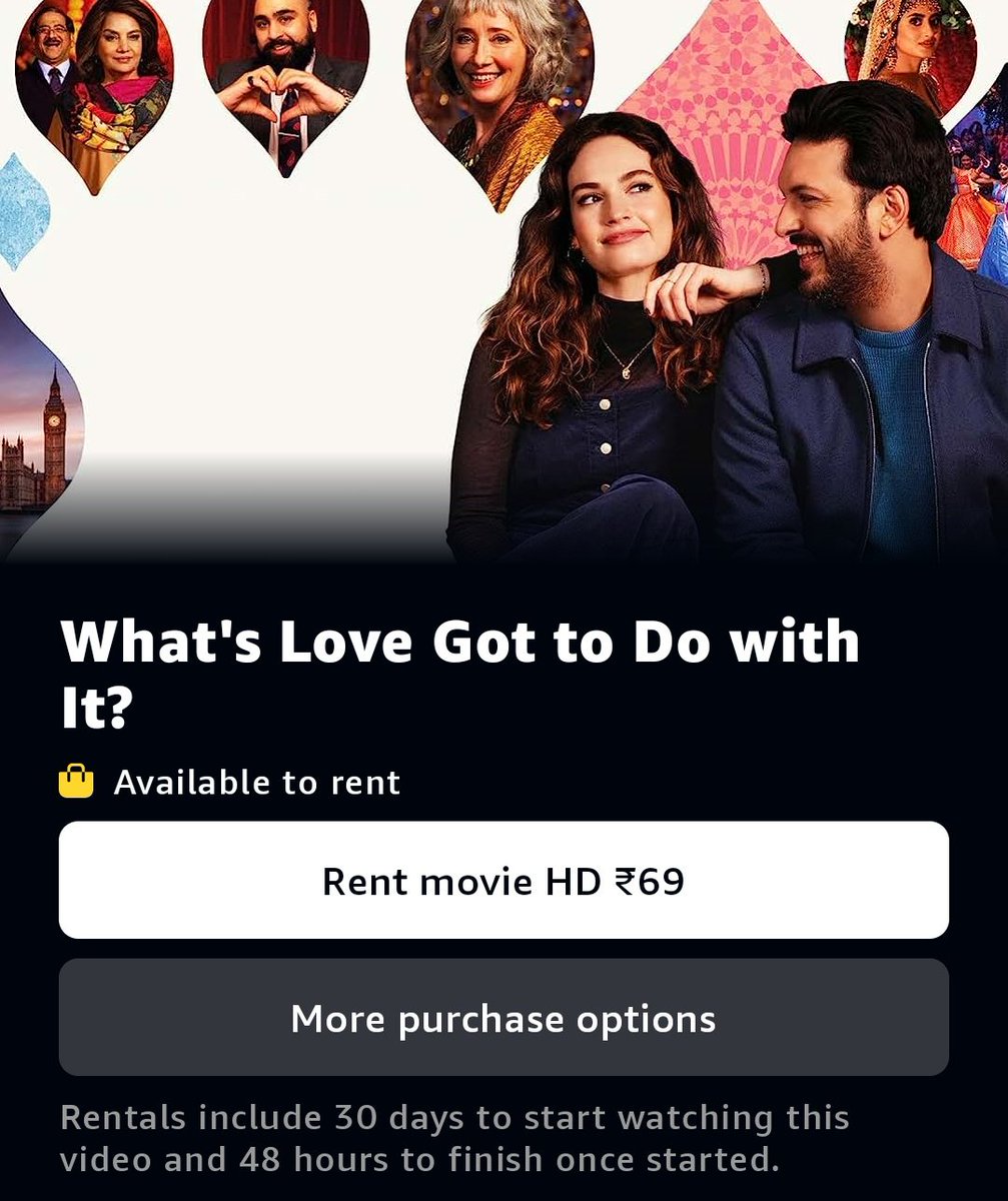 . @shekharkapur's #WhatsLoveGotToDoWithIt (2023), now available on @PrimeVideoIN Store. 

@AzmiShabana #EmmaThompson #LillyJames @shazad @RobBrydon @AsimC86 @Iamsajalali @Jemima_Khan @PicturesPVR