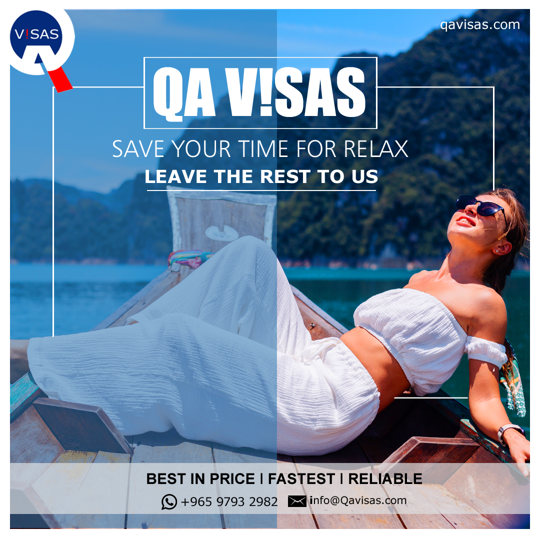 QA_Visas's tweet photo. Are visa worries stealing all the fun before your trip? Not anymore!! #QAVisas brings you an absolute delightful experience of #visa and #attestationservices.  To know more, WhatsApp us on: +965 9793 2982 or, email us at: info@Qavisas.com
#tourism #onlinevisa  #consularservice https://t.co/0BFlrBx8H9
