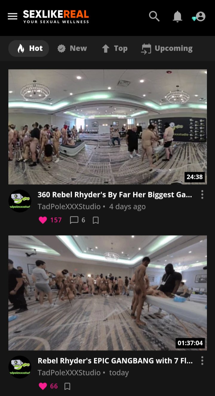 Tadpole XBIZ Miami May 18 - May 23, 2025 on X: 100 Guys Went Through Plus  2 Rebel Rhyders EPIC GANGBANG are the lastest Tadpole Virtual Reality  scenes released @sexlikereal! 360 VR