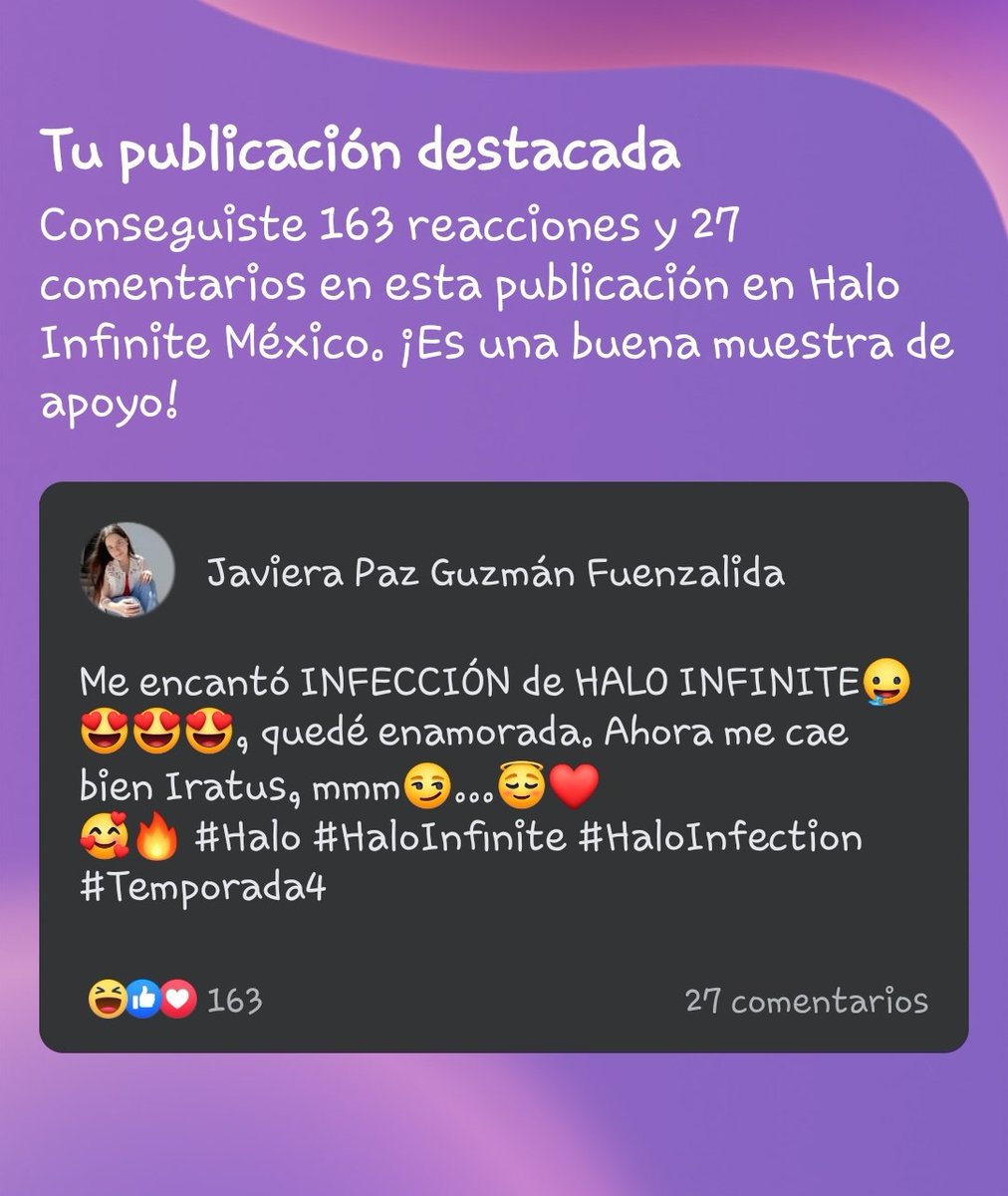 SuperOjO88's tweet photo. Miren lo que me salió en Facebook😏😂, menos mal que salió una publicación chistosa...😂😂😂😂😂😂😇❤
#Halo #HaloInfiniteMéxico #Moderadora #JaviPazGF #SuperOjO88 https://t.co/W2dtf3KiOM
