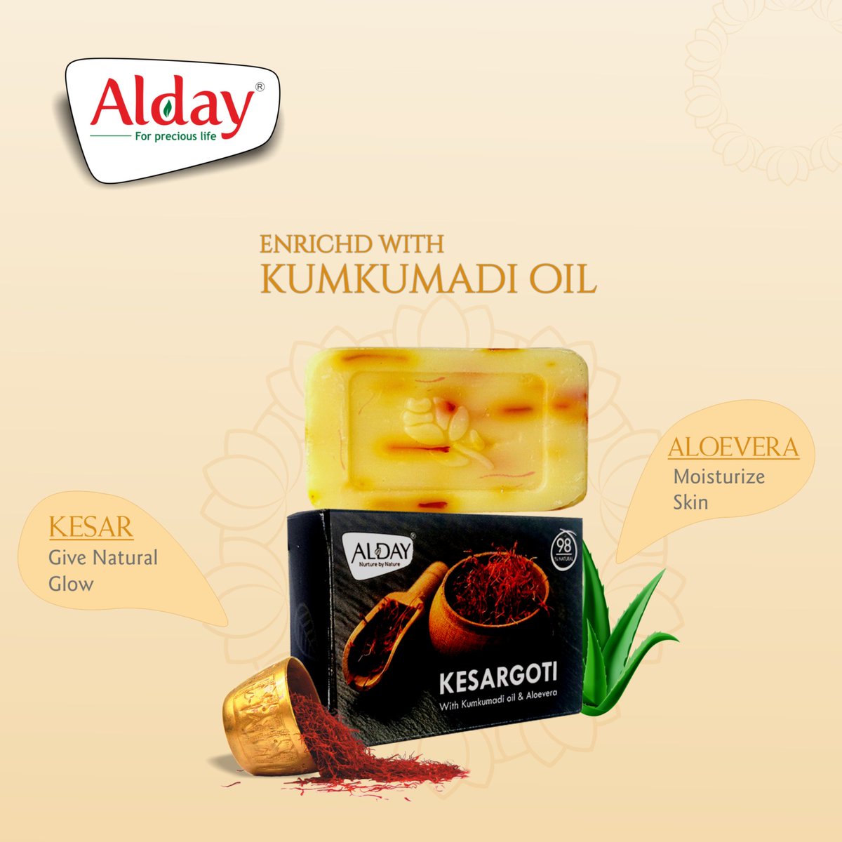 KESAR GOTI
Alday Healthcare – Rajkot
alday.in
Call:8487965500
#kesarsoap #saffronsoap #kesar #saffron #naturalsoap #beauty #organicsoap #handmadesoap #skincare #soapmaking #soapmaker #indiansoapmaker #healthyskin #glowingskin #acne #natural #soapforskin #glow