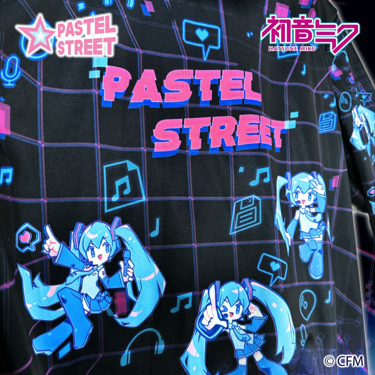 🌟 NEW 🌟 Touching the Future Reflective Hoodie feat. Hatsune Miku <a href="/cfm_miku_en/">Hatsune Miku</a> 🎶 Art by <a href="/Parorou/">Paroro 🇨🇱🐙</a>

Now available for Pre-order at Pastelstreet.com 

#hatsunemiku #初音ミク #pastelstreet #streetwear #kawaiifashion