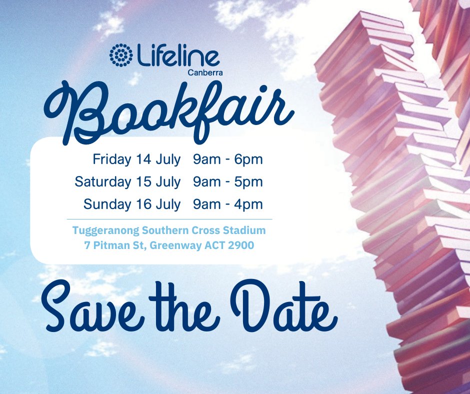 Bookfair is coming back to the Southside!

#rarebooks #booklovers #lifelinecanberra